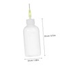 Hohopeti 6 Pack Plastic Glue Squeeze Bottles Refillable Cosmetic Container