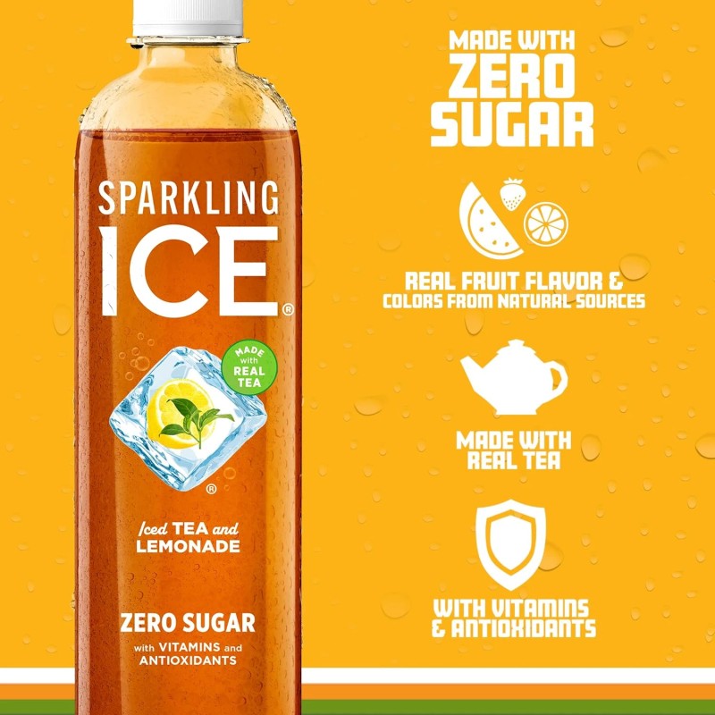 Talking Rain Beverage Company Sparkling Ice Tea + Lemonade Sparkling