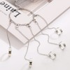 Fuqimanman2020 Punk Adjustable Chain Finger Rings Bracelet Hand Harness Layered