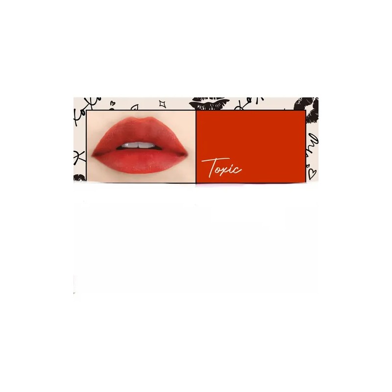 Labial Líquido Italia Deluxe Tinta Para Labios Rojo Larga Duración