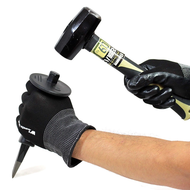 Bigman BHGC-2 Hand Guard Chisel Flat Blade 1.0 inches (25