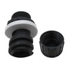 JRSHOME New Upgraded Replacement Black Drain Plug w/Hose Connection for