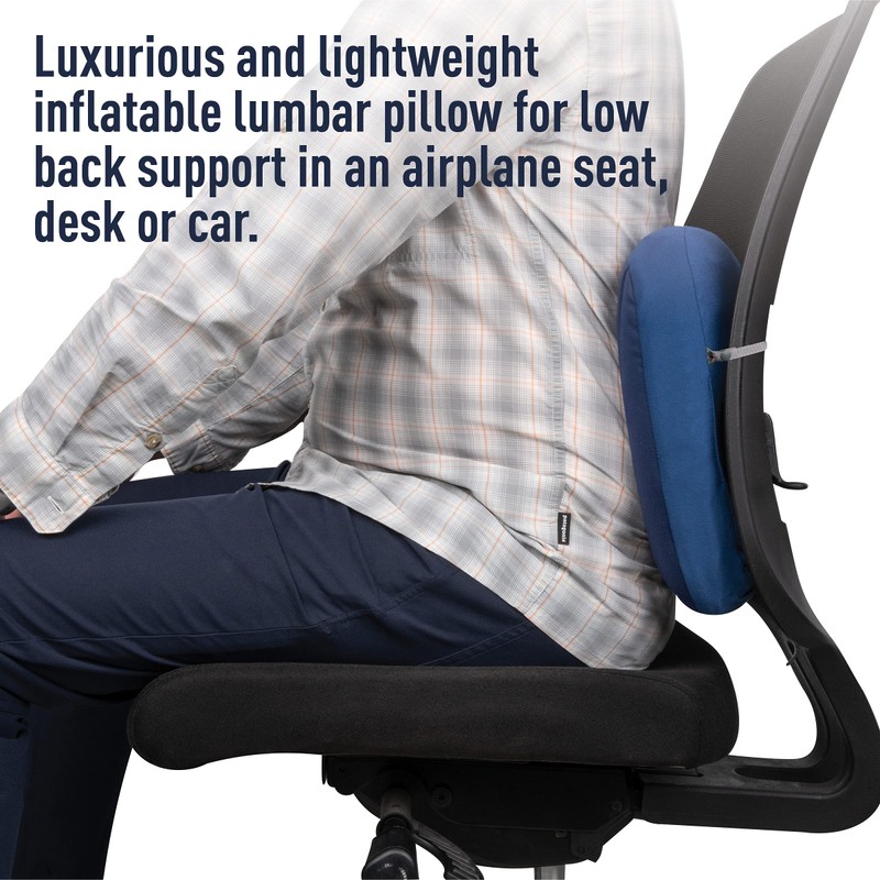 SEATOSUMMIT Aero Premium Lumbar Support, Navy