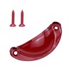 Nicerity Cup Pulls Shell Pull Handles Red for Dresser Kitchen