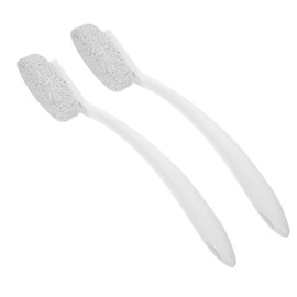 Baluue Foot File Callus Remover Set of 2 Pedicure Tool Pumice Stone Long Handle for Smooth Foot Care