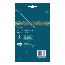Dream Titan Sport Black Diamond Span-Durag, Black 1 ea