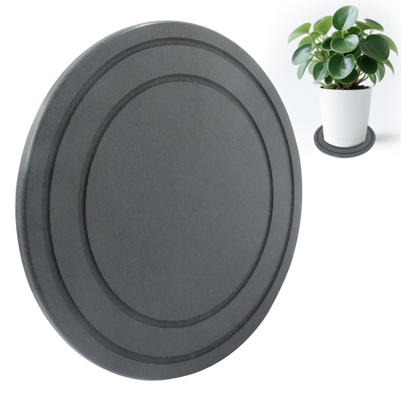 2pcs Diatomaceous Earth Plant Saucers, 7.8 Inch Instant Dry Trays
