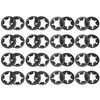 QUARKZMAN Set of 40 Internal Toothed Star Lock Washers Set