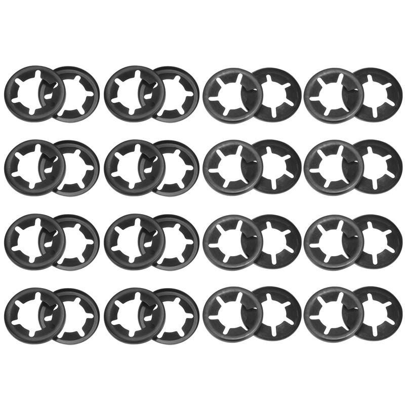 QUARKZMAN Set of 40 Internal Toothed Star Lock Washers Set