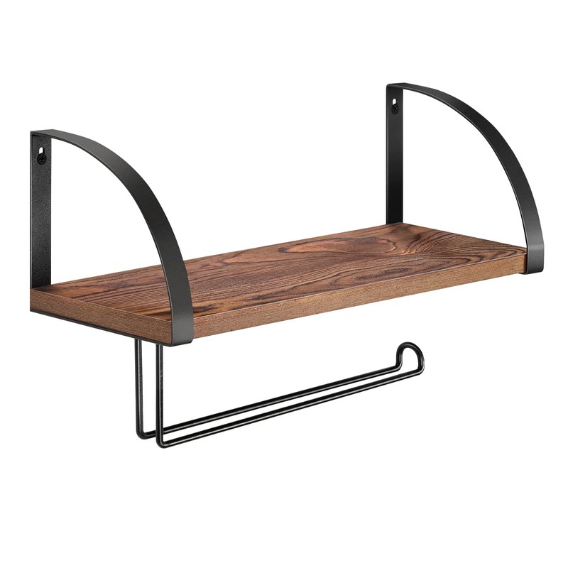 Paper Towel Holder Wall Mount Farmhouse Wood Paper Towel Holder