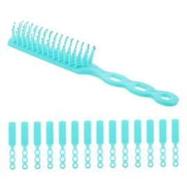 minkissy Scalp Brush Set 15pcs Plastic Massage Combs for Easy Hair Styling and Care