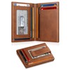 Wallet for Men 14-16 Cards, Men's Leather Wallet, Minimalist Thin