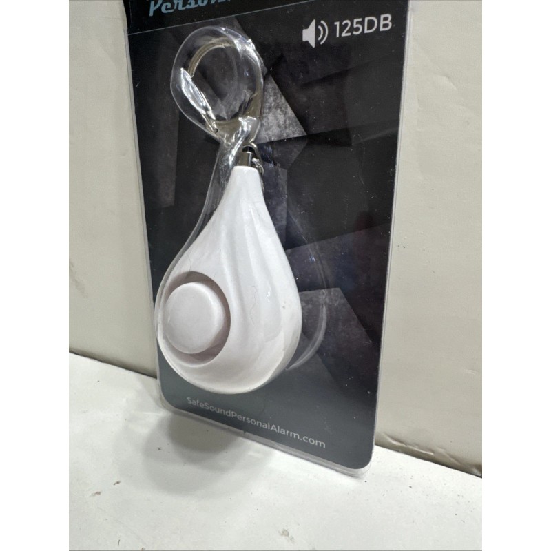 SafeSound Personal Alarm Keyring~White~