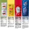 Grab-n-Go Condiment Packs - 50 Single Serve Pouches of Each: