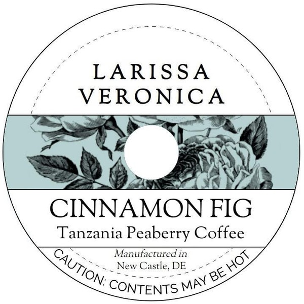 Cinnamon Fig Tanzania Peaberry Coffee (Single Serve K-Cup Pods) (Gourmet,