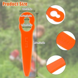 Chuancheng Pack of 80 Plastic Blades for STIHL Polycut 2-2 FSA 45 Cordless Grass Trimmer Grade Tool