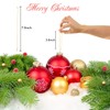kockuu 200pcs Gold Christmas Ornaments Hanger String Precut Hanging Ropes