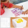Mollytek Drawing Template Stencil Sheet Plate Leopard Print Painting Template
