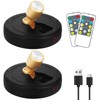 KANESIKI Rechargeable Spotlight, Battery Powered Picture Lights with Remote, Dimmable