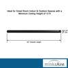Minka-Aire 24 Inch Ceiling Fan Downrod - Coal - DR524-CL