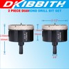 2-1/2" Diamond Hole-Saw Bits with Pilot Drill Bit - 2.5"