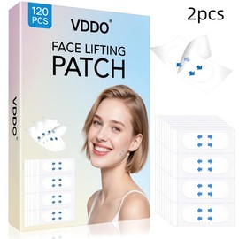 VDDO Face Lifting Tape - 120 PCS, Neck and Face Traction Tape, specially designed for makeup application.:_2pcs