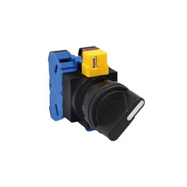 IDEC HW1S-33T11 Selector Switch, HW Series, φ0.9 inches (22 mm), 45°-3 Notches