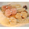 Bethynas Cute Puffy Bowknot Headband for Baby Girls Handmade Lace