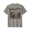 Yellowstone National Park (Design on Back) Vintage Style T-Shirt