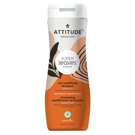 ATTITUDE Curl Amplifying Shampoo for Wavy and Curly Hair, EWG Verified, Dermatologically Tested, Plant- and Mineral-Based, Vegan Beauty Products, Coconut Oil, 473 mL