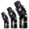 MTO Universal Joint Set 3PCS, 3/8" 1/2" 1/4" Drive Swivel