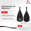 Abahub SUP Paddles - 3 Piece Adjustable Stand up Paddle