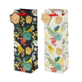 Assorted Garden Party Single Bottle Wine Bags by Cakewalk