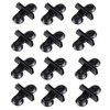 AQUANEAT 12 Pack Aquarium Divider, Suction Cup Divider Black, Plastic