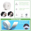 2 Pack Caulk Strip, 1.5" x 10.5Ft PVC Self Adhesive