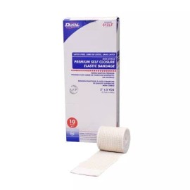 Dukal 512LF Non-Latex Elastic Bandage with Self-Closure, 2" x 5 yds (10/BX)