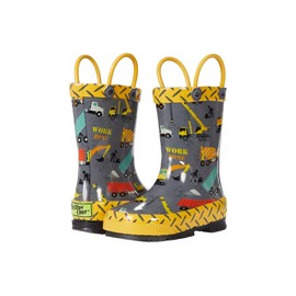 Western Chief Boy's Work Zone Tread Loop Boot (Toddler/Little Kid/Big Kid) Charcoal 2 Little Kid M