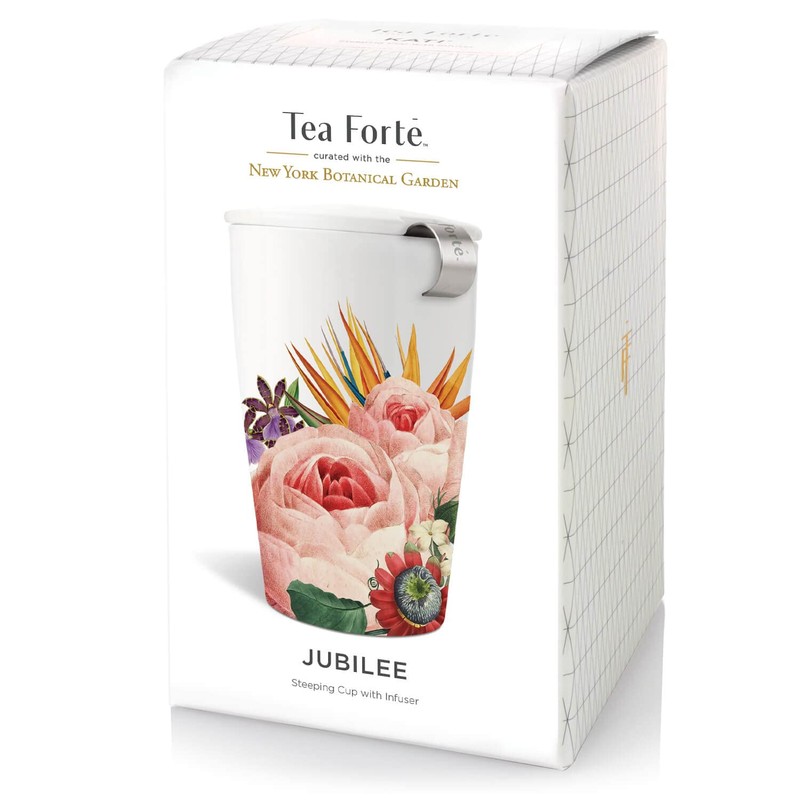 Tea Forte Jubilee Kati Ceramic Tea Infuser with Lid and
