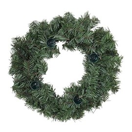 Green Pine Christmas Advent Wreath Candle Holder 16 Inch