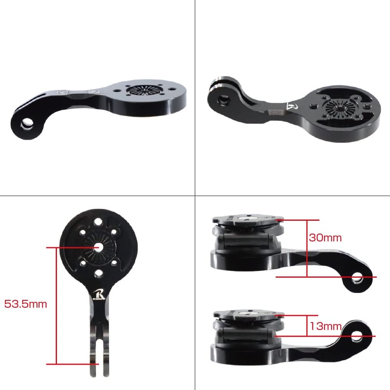 WreckMount Plus Aluminum GoPro Mount Conversion Adapter Type HED1 [GP-R+HED1]