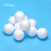 sourcing map White Foam Balls Round 0.59 Inch Model Polystyrene