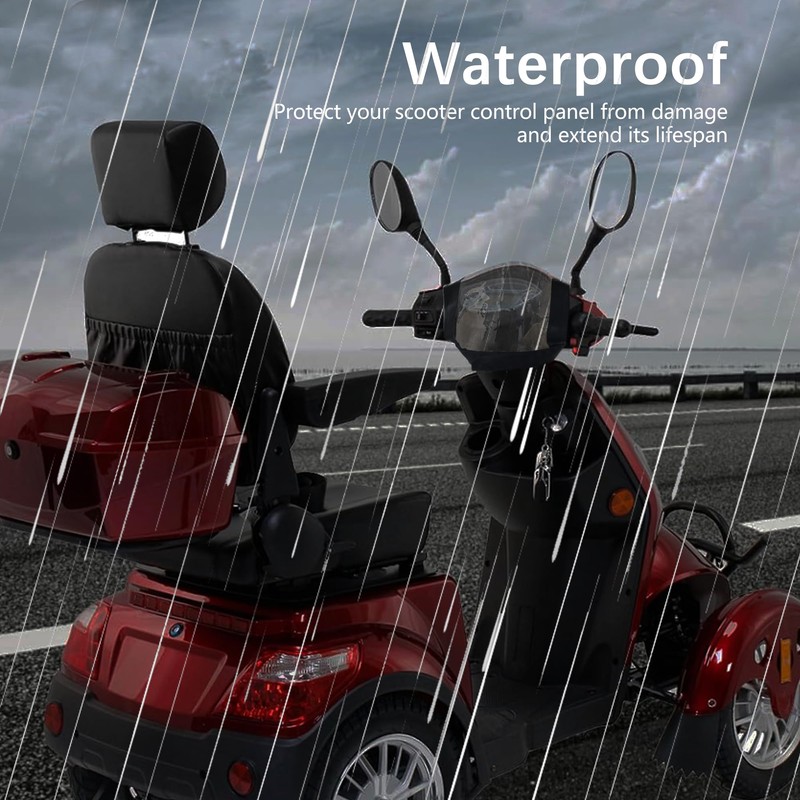 Mobility Scooter Control Panel Cover , Waterproof Mobility Scooter Tiller