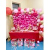 Heart Shape Backdrop Valentines Day Decoration 7x6ft Early 2000s Photography