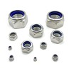 ProRaje Pack of 10 NYLSTOP Nuts M6 Stainless Steel Undelayed