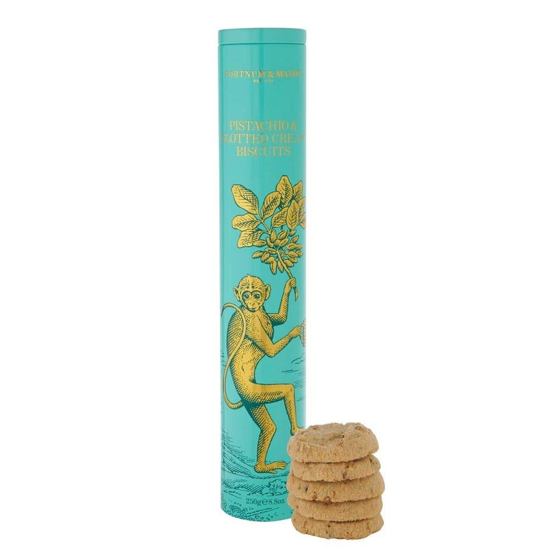 Pistachio and Clotted Cream Biscuits, 250g Tin