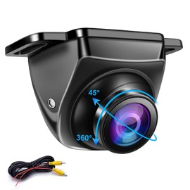 OBEST AHD 1080P Car Rear View Camera, 360° Rotatable Reversing Camera, IP68 Waterproof Car Reversing Camera, Universal 12-24 V, Night Vision, 170° Wide Angle Car Camera for Trucks, SUVs, Caravans, Van