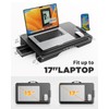 SAIJI Laptop Lap Desk, Portable Laptop Desk for Bed -