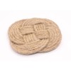 Roorkee Instruments India Jute Rope Coaster Set of Four-Nautical Gift-Beach