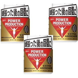 Glico Power Production Extra Amino Acid 200 Grains x 3 Set, 3 Pieces, 200 Tablets / 글리코 파워 프로덕션 엑스트라 아미노아시드 200립×3개 세트, 3개, 200정