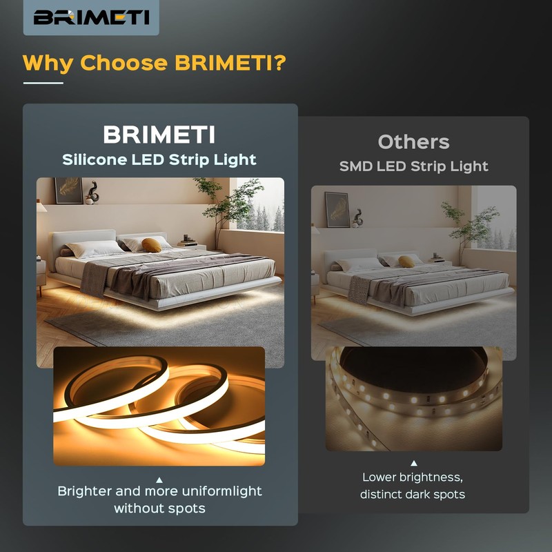 BRIMETI 5 m Neon LED Strip Outdoor LED Strip Waterproof